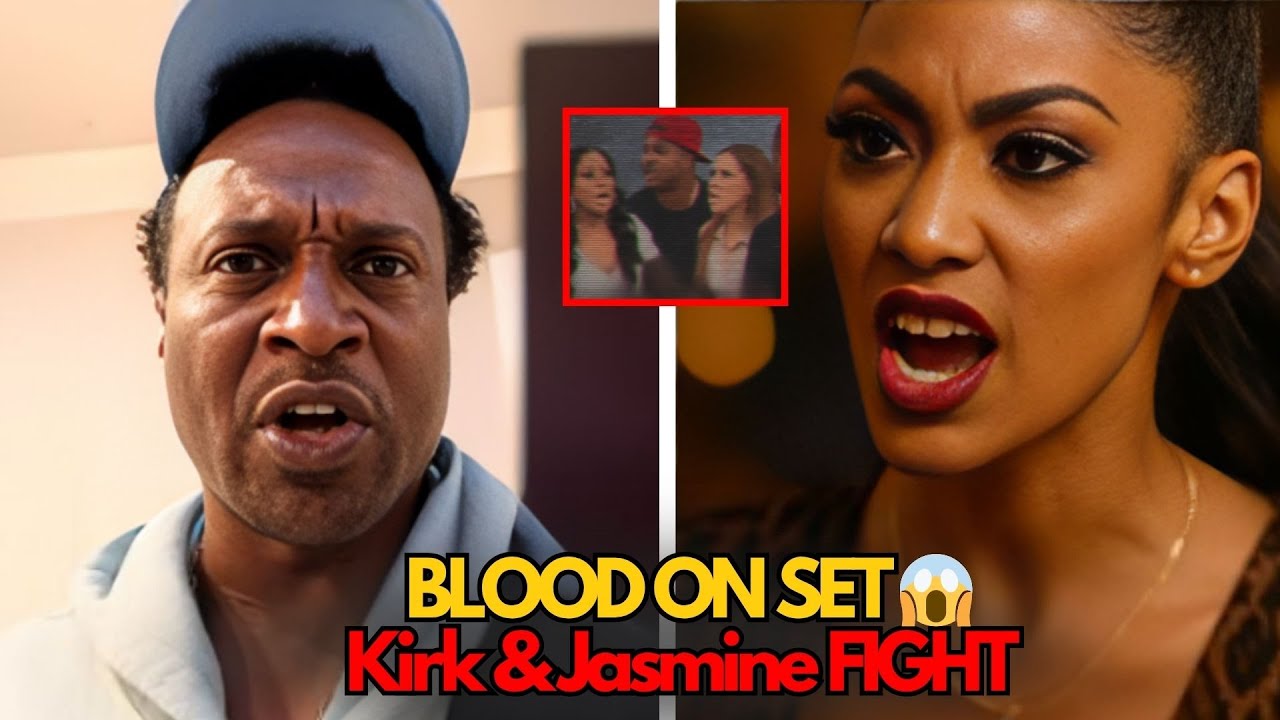 BLOOD ON SET 😱 Kirk & Jasmine FIGHT Turns VIOLENT &mdash; Rasheeda Screams!
