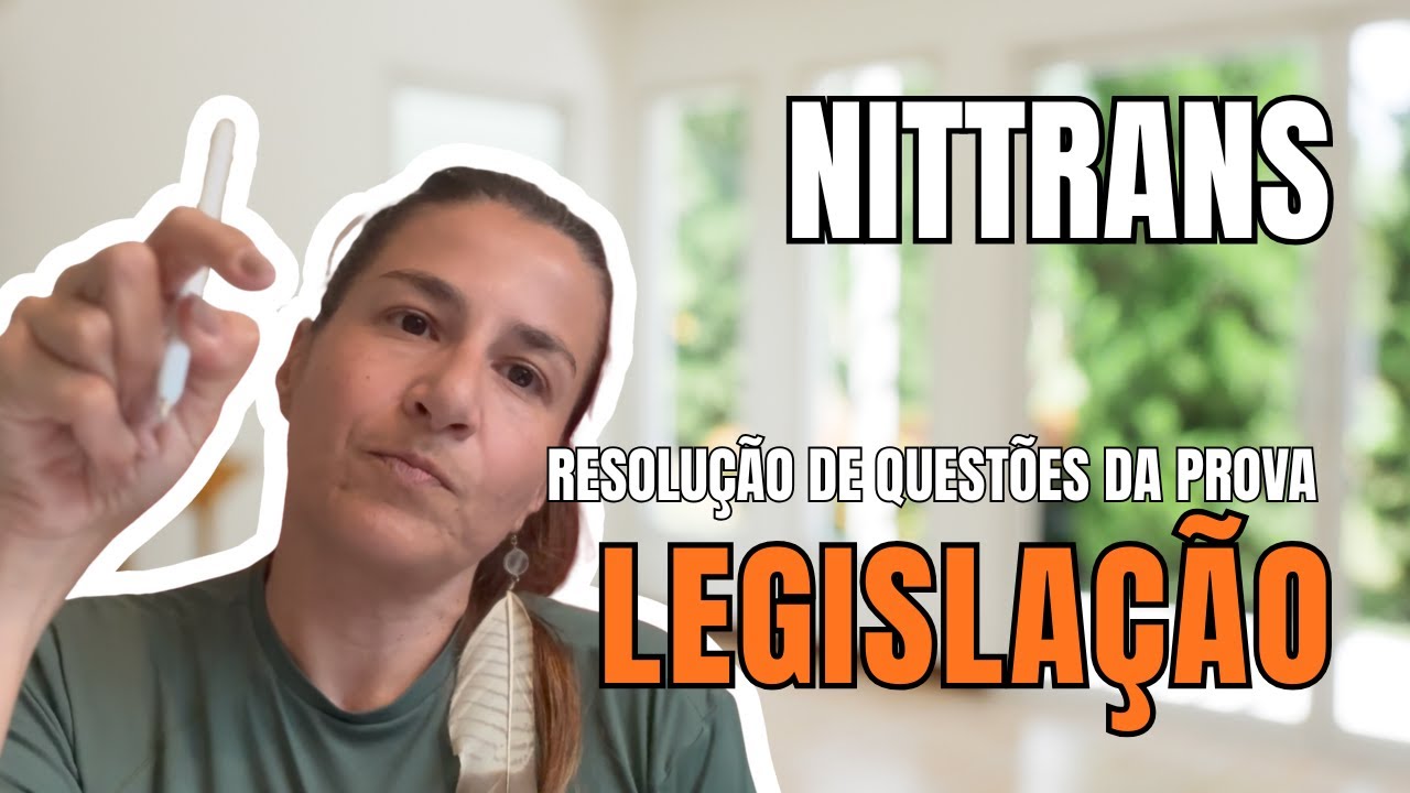 🚦NITTRANS 2025: Refazendo questões de LEGISLAÇÃO (LOM, CTB, Estatais) Pós-Prova!