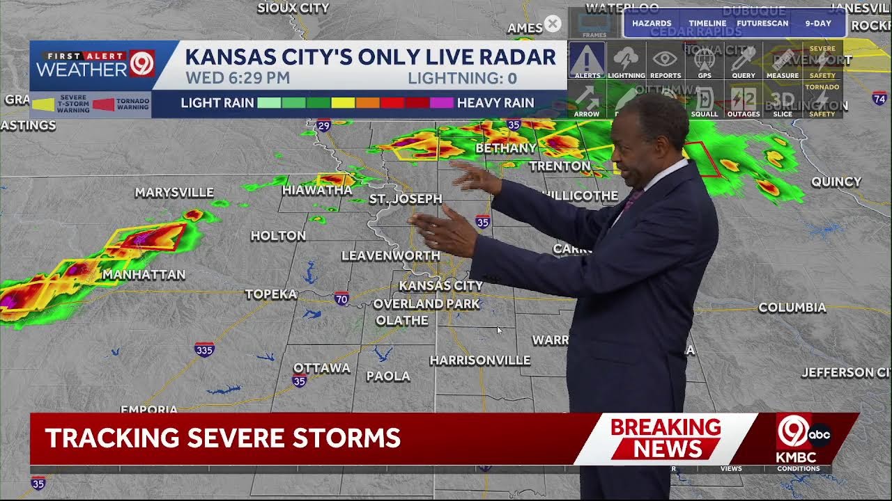 WATCH LIVE: First Alert Weather Team tracking tornado-warned storm