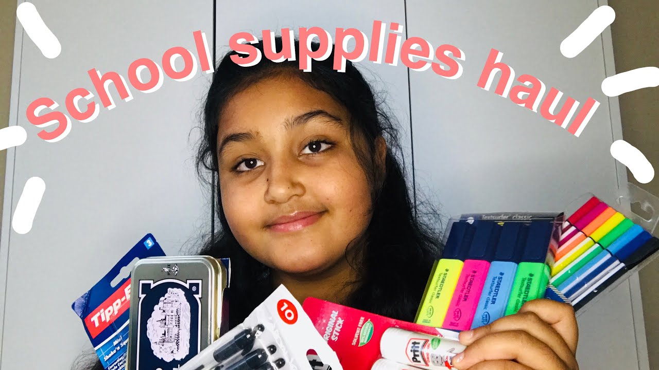 School supplies haul/year 7