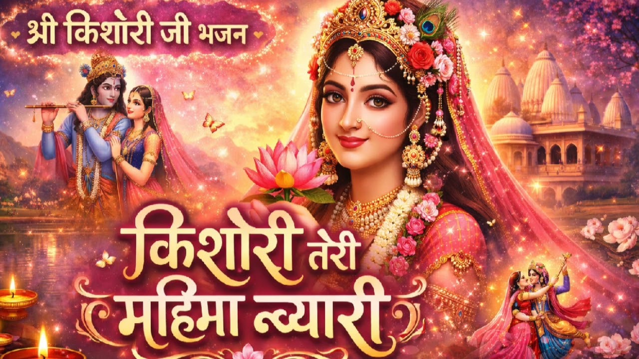 🌸 Kishori Ji Bhajan | Radha Rani Bhajan | Peaceful Devotional Song | Meditation Bhajan 🙏💖