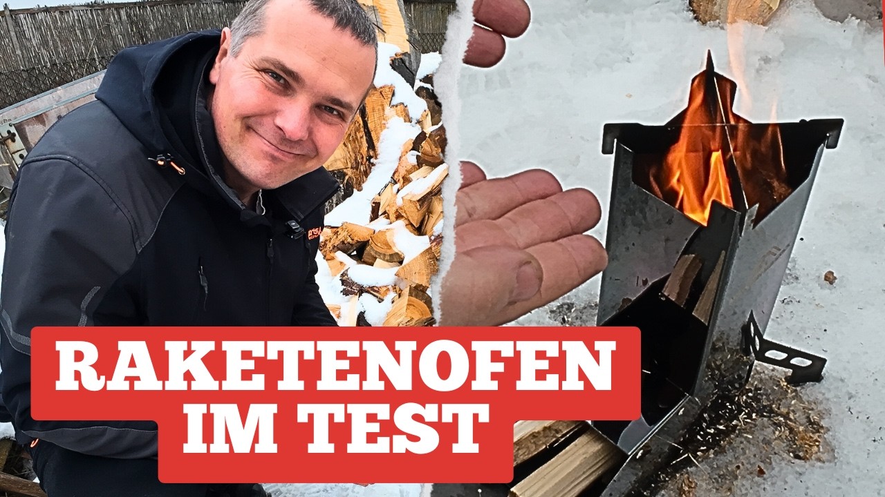 Raketenofen im Test - Mein erster Versuch