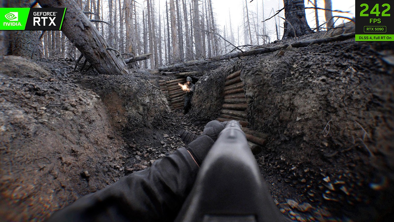 BODYCAM New Ultra Realistic Trench War Demo | First Person Shooter in Unreal Engine 5 with RTX 5090