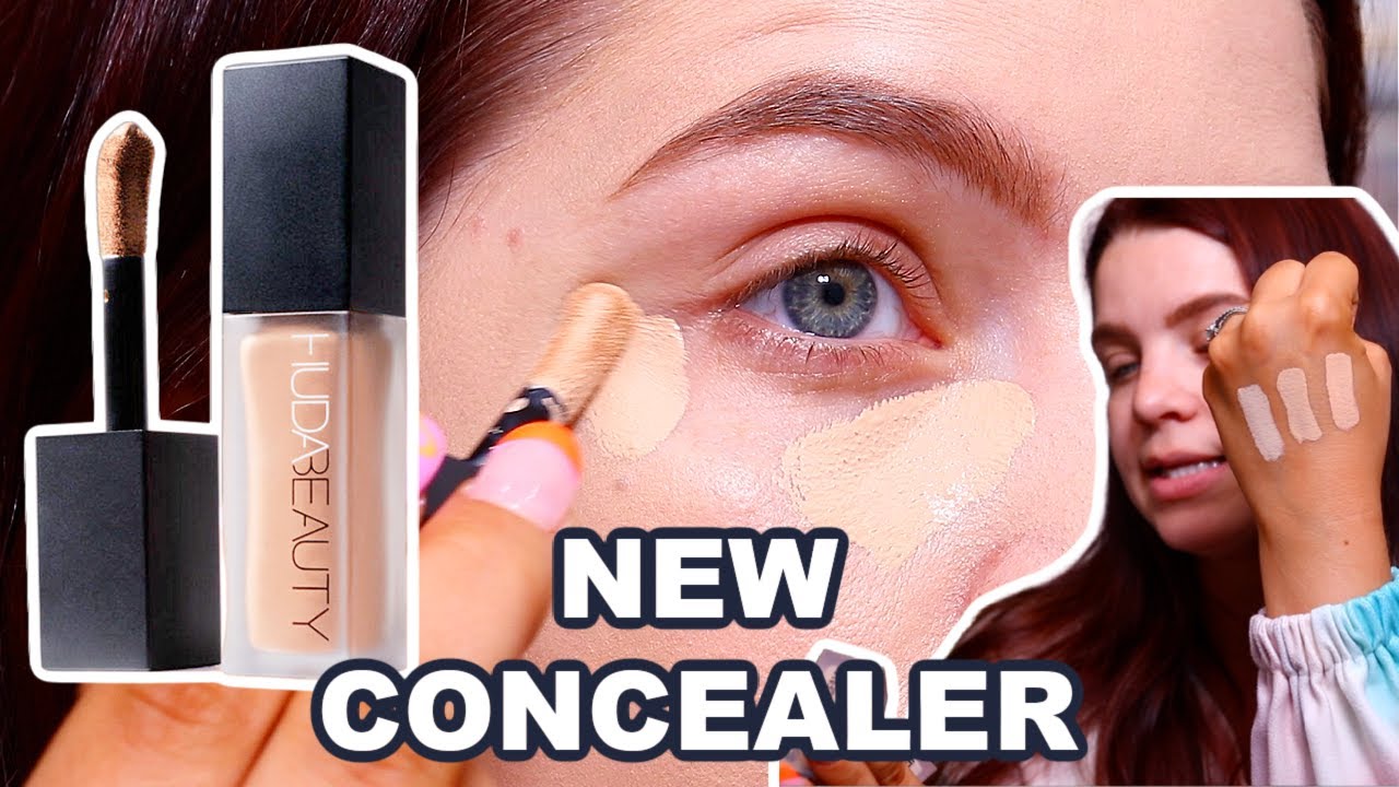 HUDA BEAUTY #FAUXFILTER LUMINOUS CONCEALER REVIEW + WEAR TEST