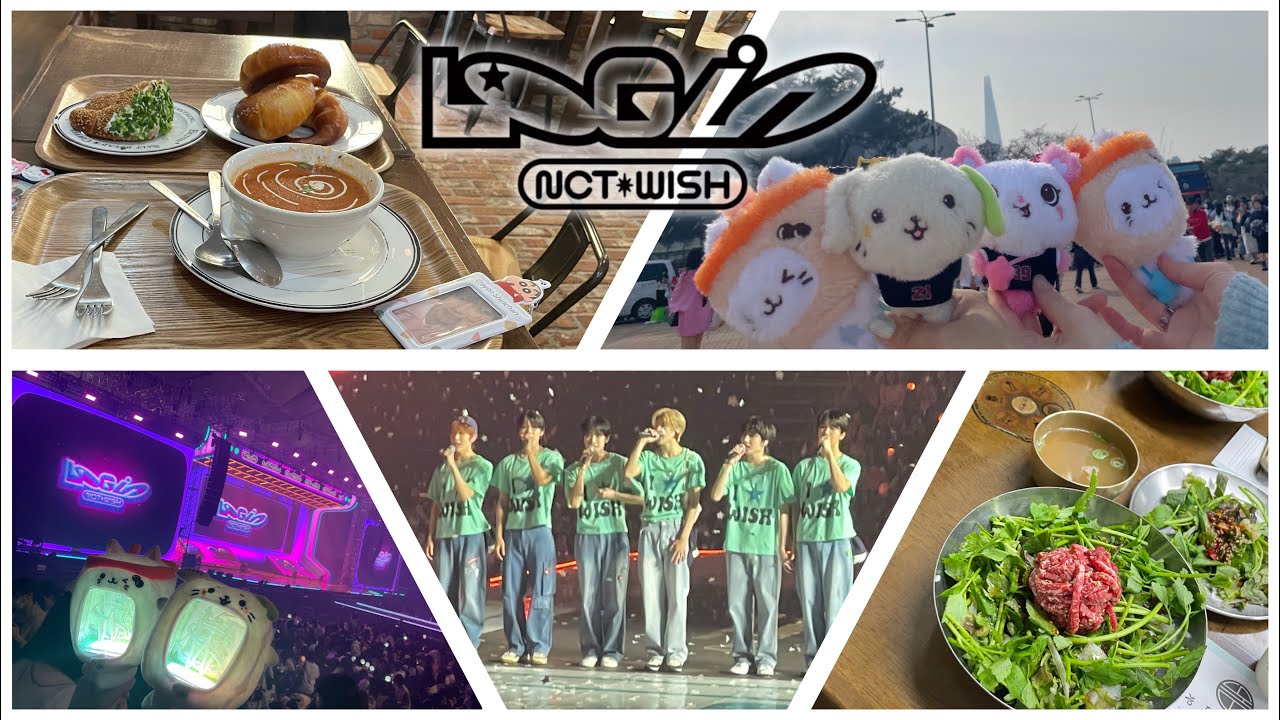 *NCTzen Vlog*NCT WISH Log in ソウルコンで食べたいもの全部食べて！買いたいもの全部買った旅💸 먹고싶은거 다 먹어! 사고싶은거 다 산 여행💸*시즈니 부이로그*