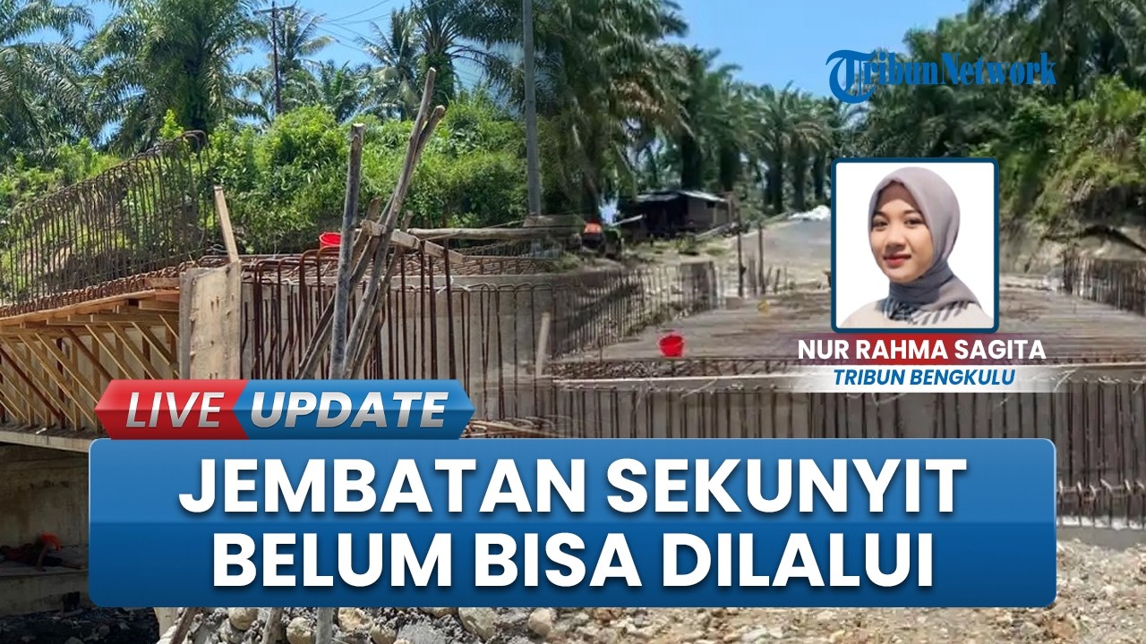 Jembatan Sekunyit Kecil Bengkulu Selatan Belum Bisa Dilalui saat Mudik Lebaran 2026