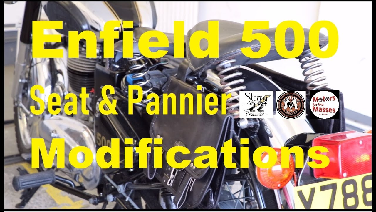 Enfield 500 Seat & Panniers MODIFICATION