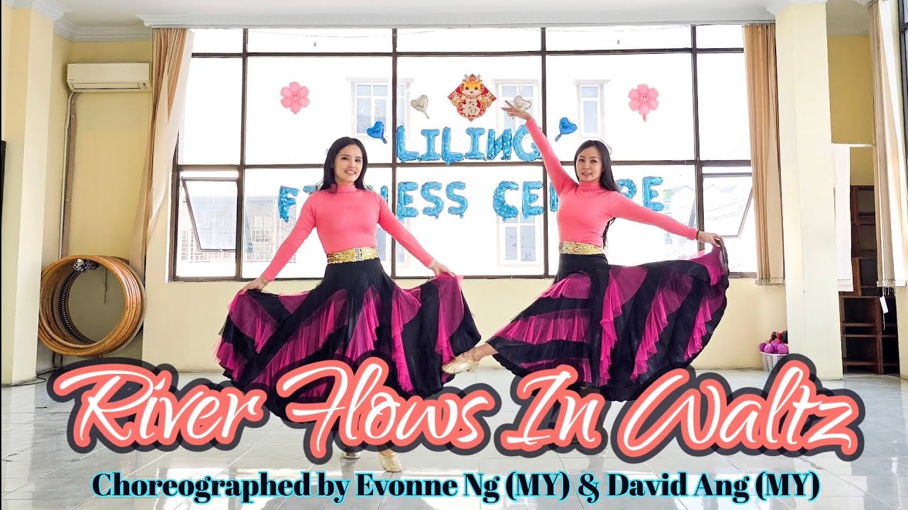 River Flows in Waltz | Evonne Ng (MY) & David Ang (MY)| Demo by YQueen - LineDance Yva