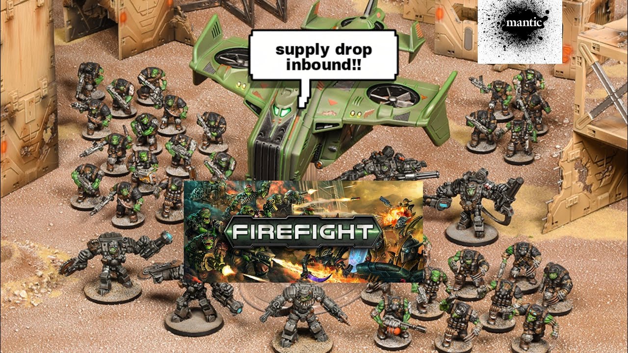 @manticgames firefight marauders strike force box set unboxing