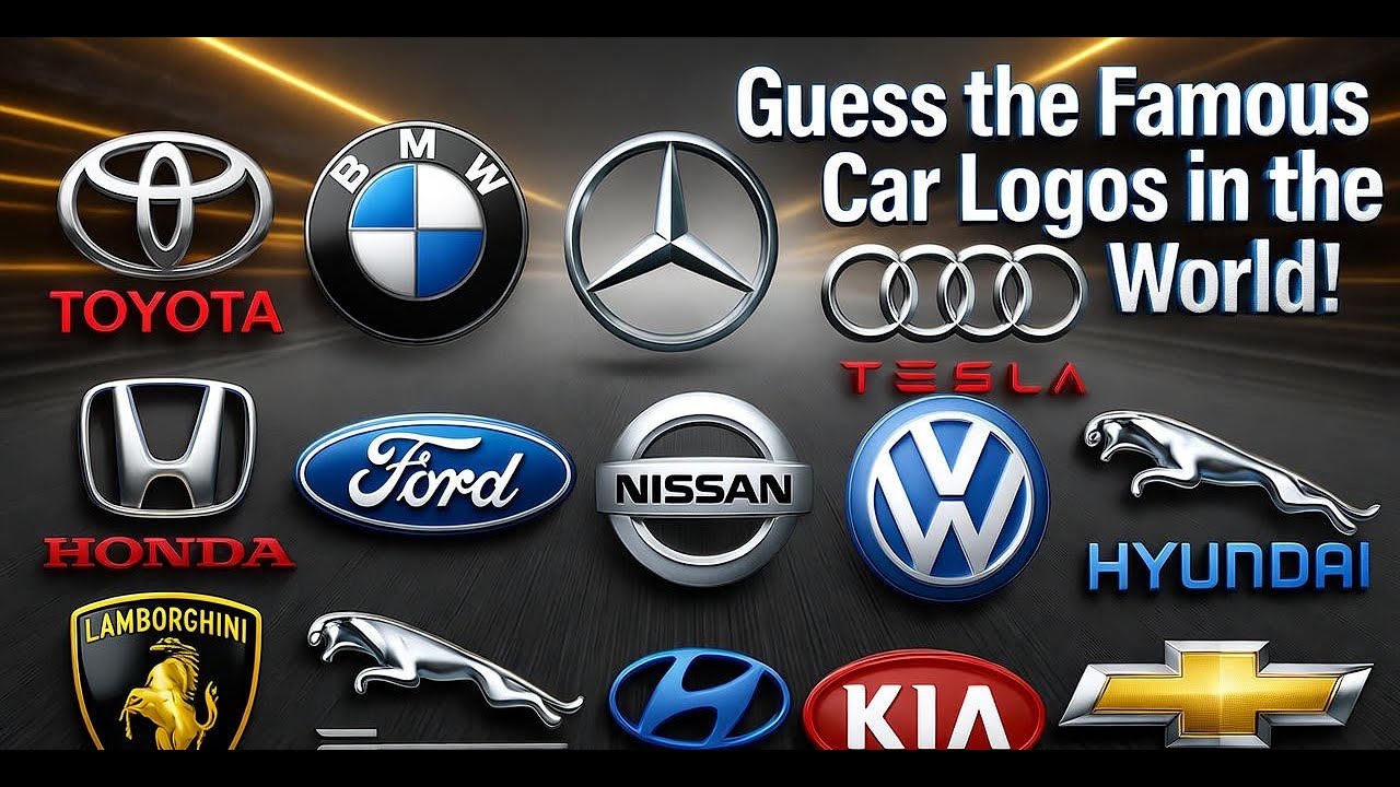 Guess The Car Brand Logo Quiz || Logo Quiz (Famous & Unique Logos)