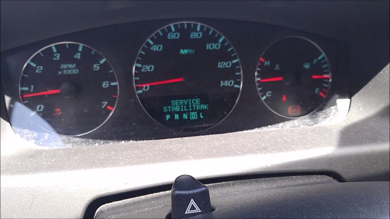 2012 Chevrolet Impala C0035 Service StabiliTrak/ABS/Brake System Fix