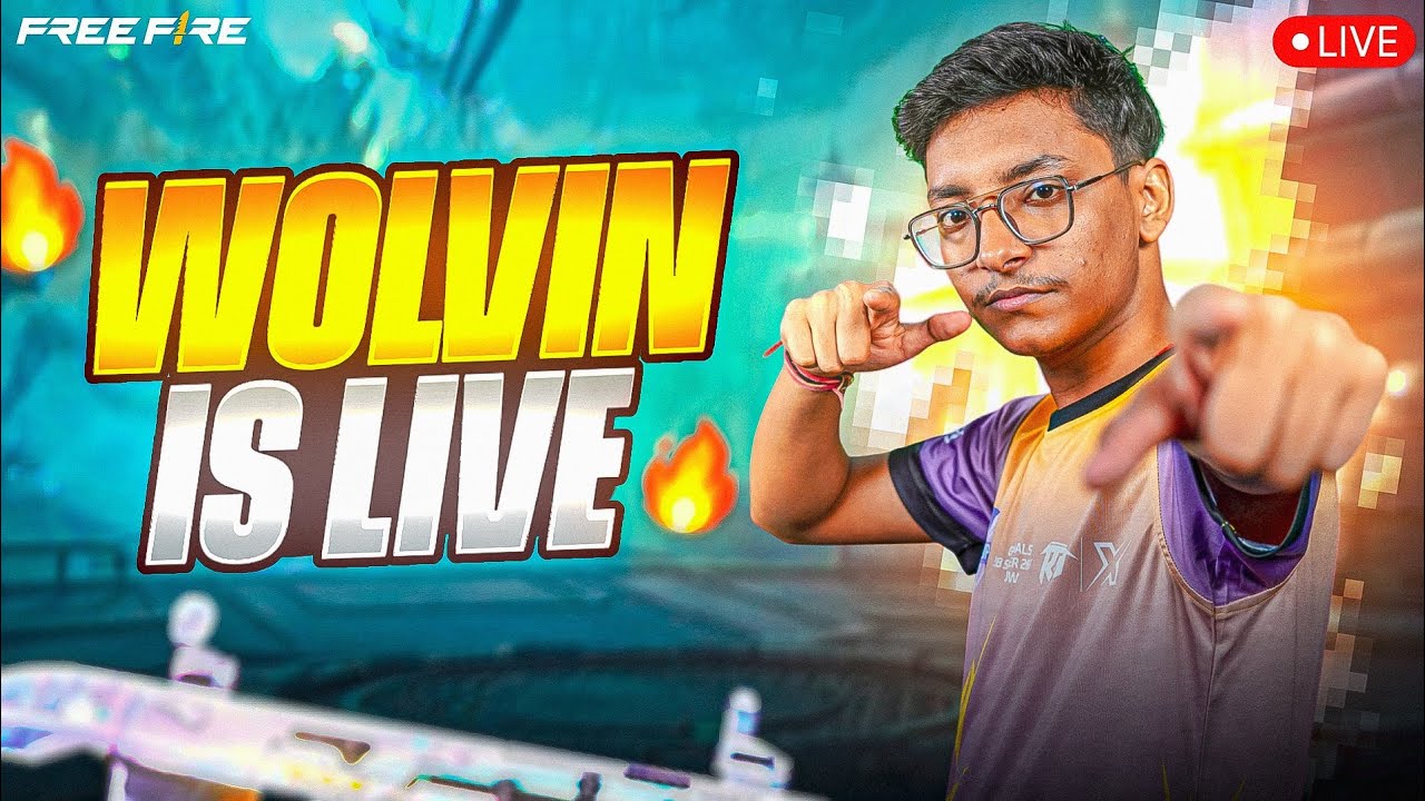 TOURNAMENT LIVE WITH TEAM HIND || WOLVINN || FREE FIRE MAX