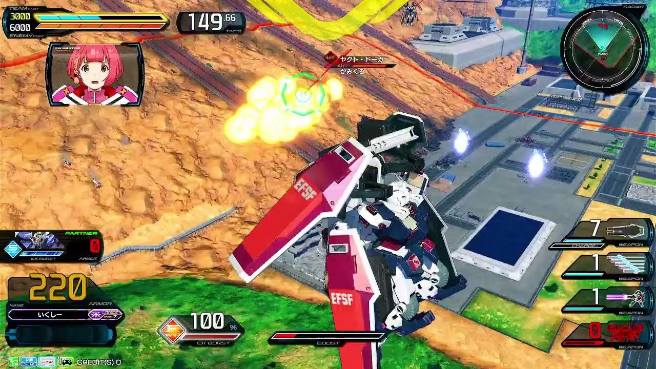 [EXVSIB] クリニックの帰りにフルアーマー・ガンダム #イニブ