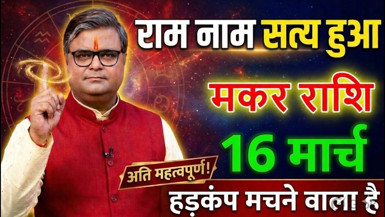 मकर राशि 14 मार्च 2026 🚨 हड़कंप मचाने वाली शॉकिंग खबर! सच सुनकर नींद उड़ जाएगी 😱@makarbharti1141
