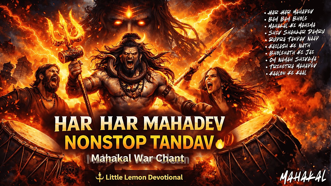 Rudra Tandav – Powerful Shiva Background Music | Har Har Mahadev 10 Minute Mix