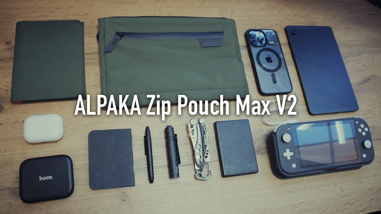 Легкая сумка ALPAKA Zip Pouch Max V2 на EDC