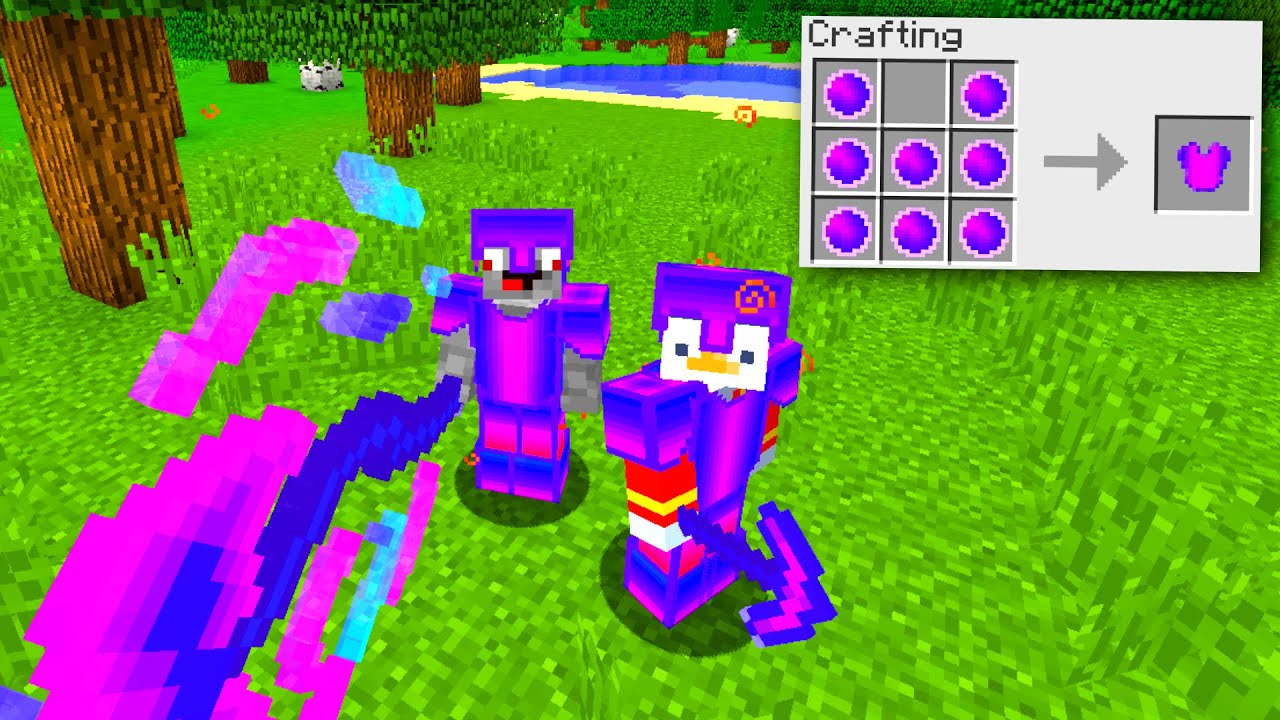 Minecraft mit Shade Rüstung durchspielen (dauert paar Minuten)