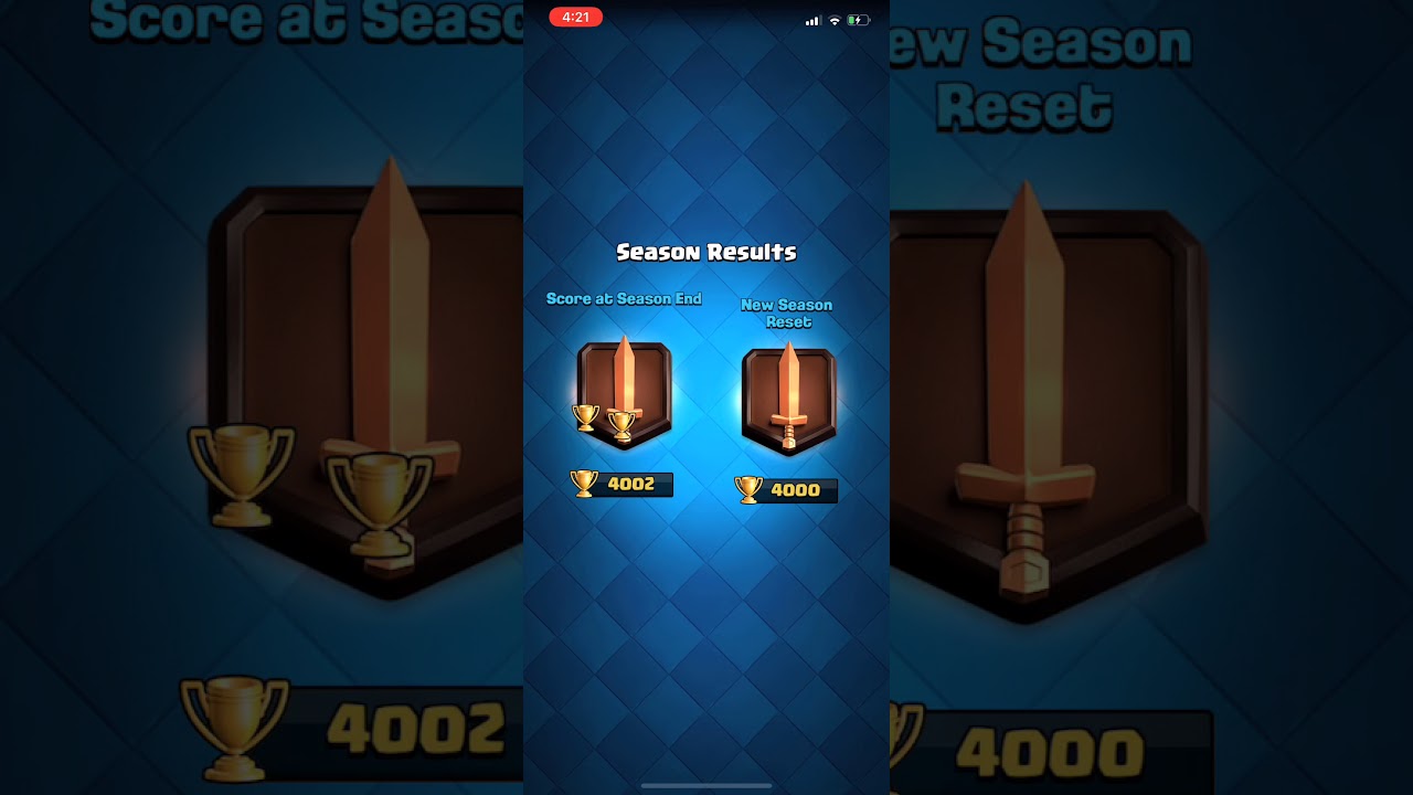 Clash Royale - Season Reset Difference