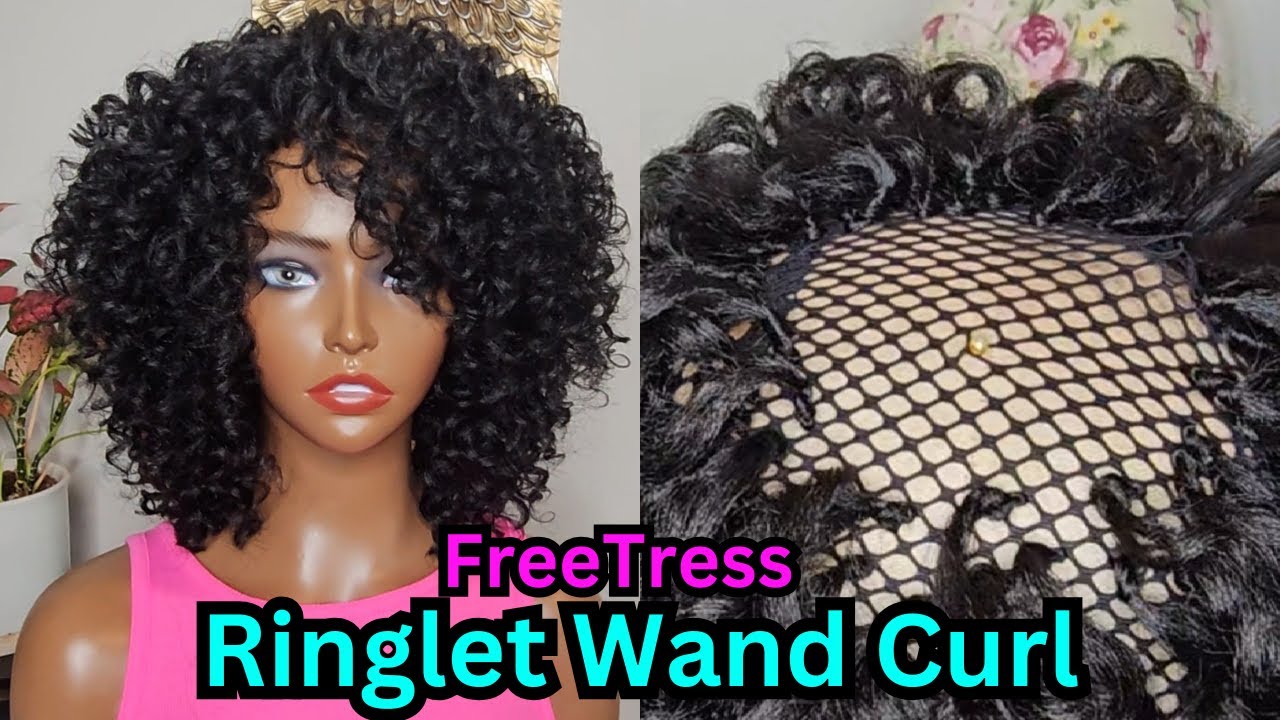 How to Make a Crochet Wig with NO LEAVE OUT | Freetress Ringlet Wand Curl