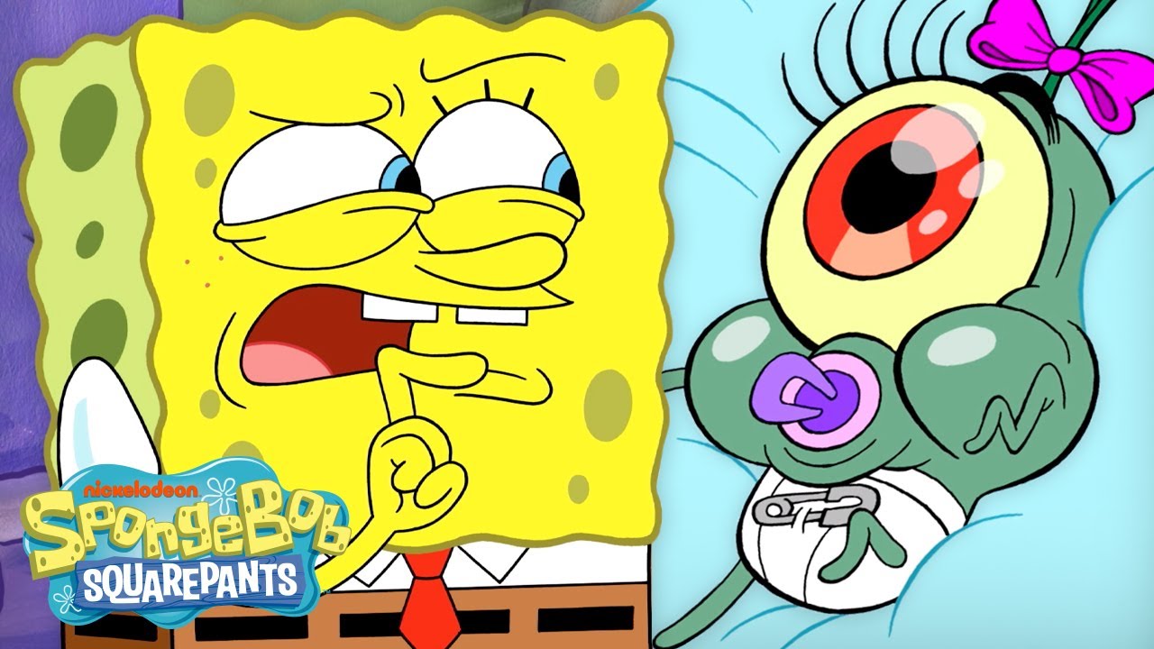 Plankton Joins SpongeBob's Family! 👁️ | 