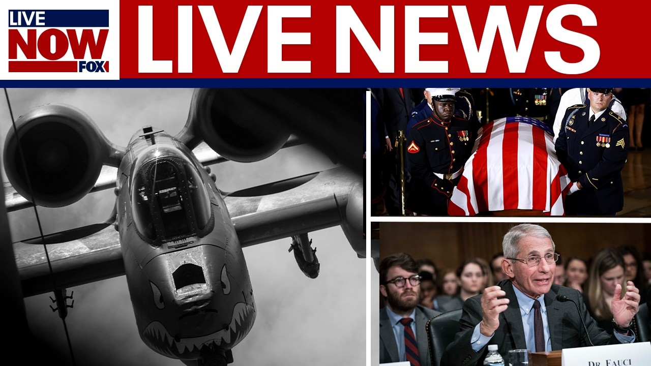 LIVE: Fauci testifies on COVID diary, US-Saudi strikes on Iran, Lindsey Graham funeral in SC & more