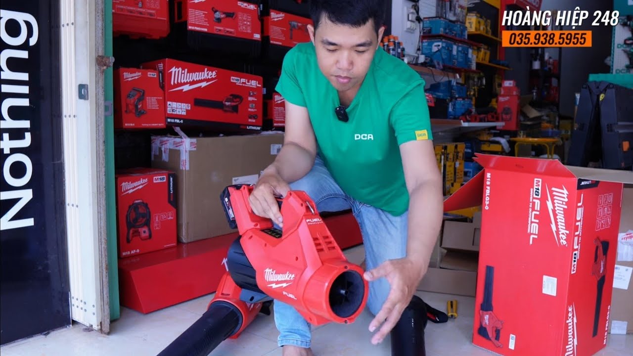 Máy thổi bụi dùng pin công suất lớn Milwaukee M18  FBLG3...nâng cấp từ mẫu cũ M18 FBL