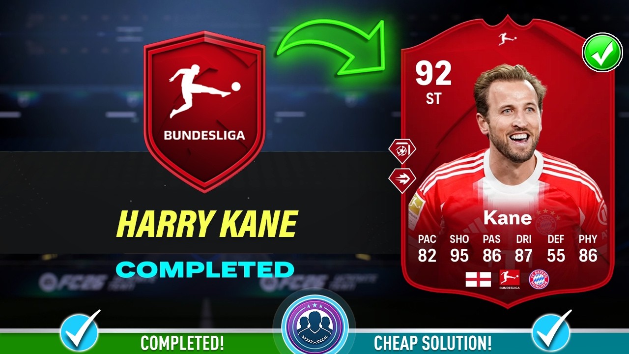 92 POTM Harry Kane SBC Solution - Дешевое решение и советы - FC 26