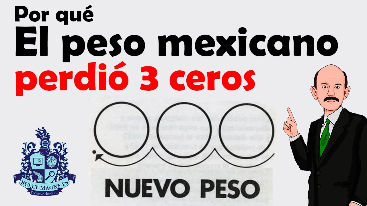 ¿Por qué el peso mexicano perdió 3 ceros? - Bully Magnets - Historia Documental