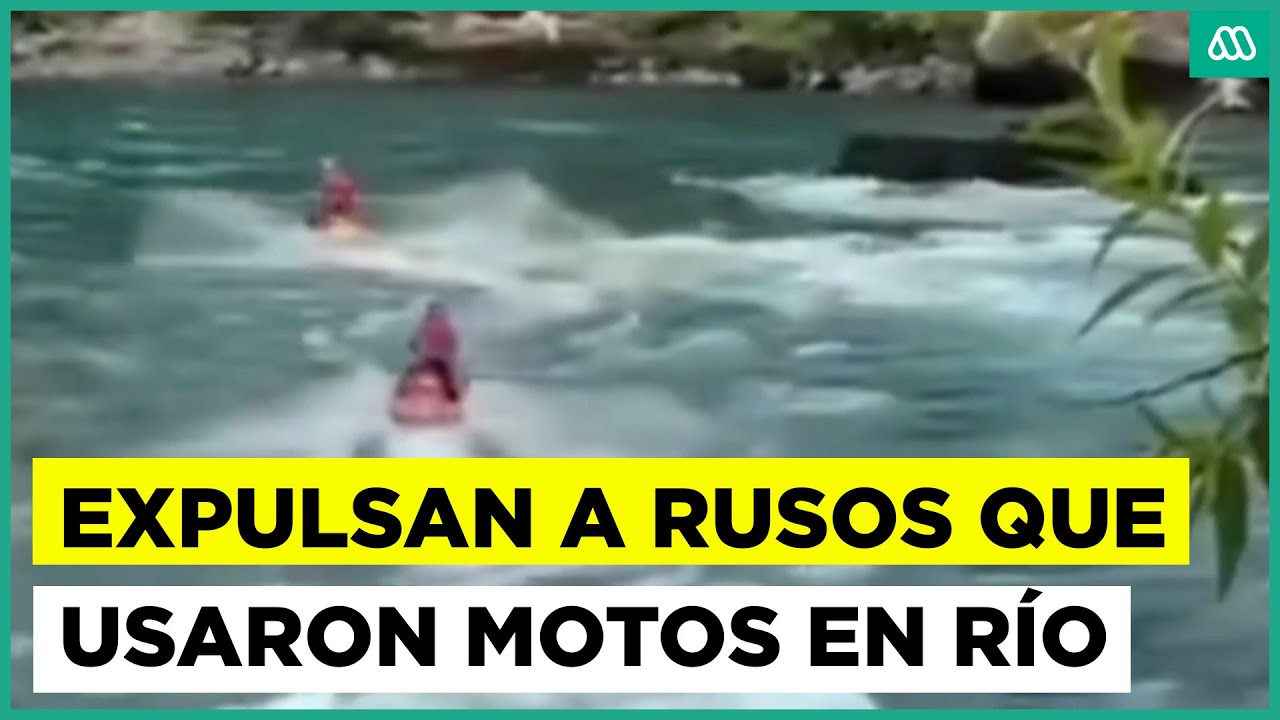 Expulsan a rusos que usaron motos en río