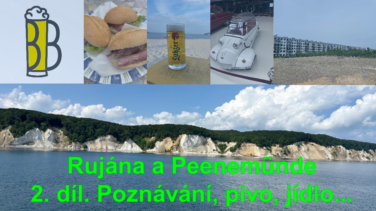 2. díl - Výlet na Rujánu, městečko Sassnitz. #rujana #sassnitz #vylet #dovolena #pivo #beer #balt