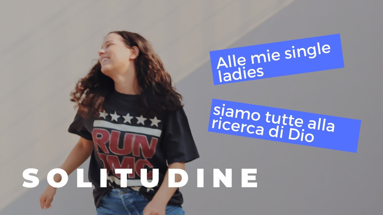 non stare con qualcuno solo per paura di essere sola