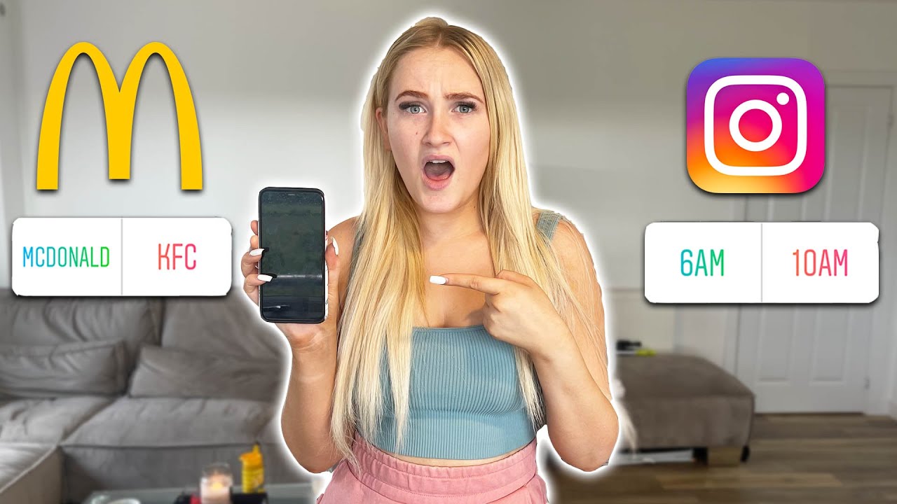 INSTAGRAM FOLLOWERS CONTROL MY LIFE FOR 24 HOURS!!