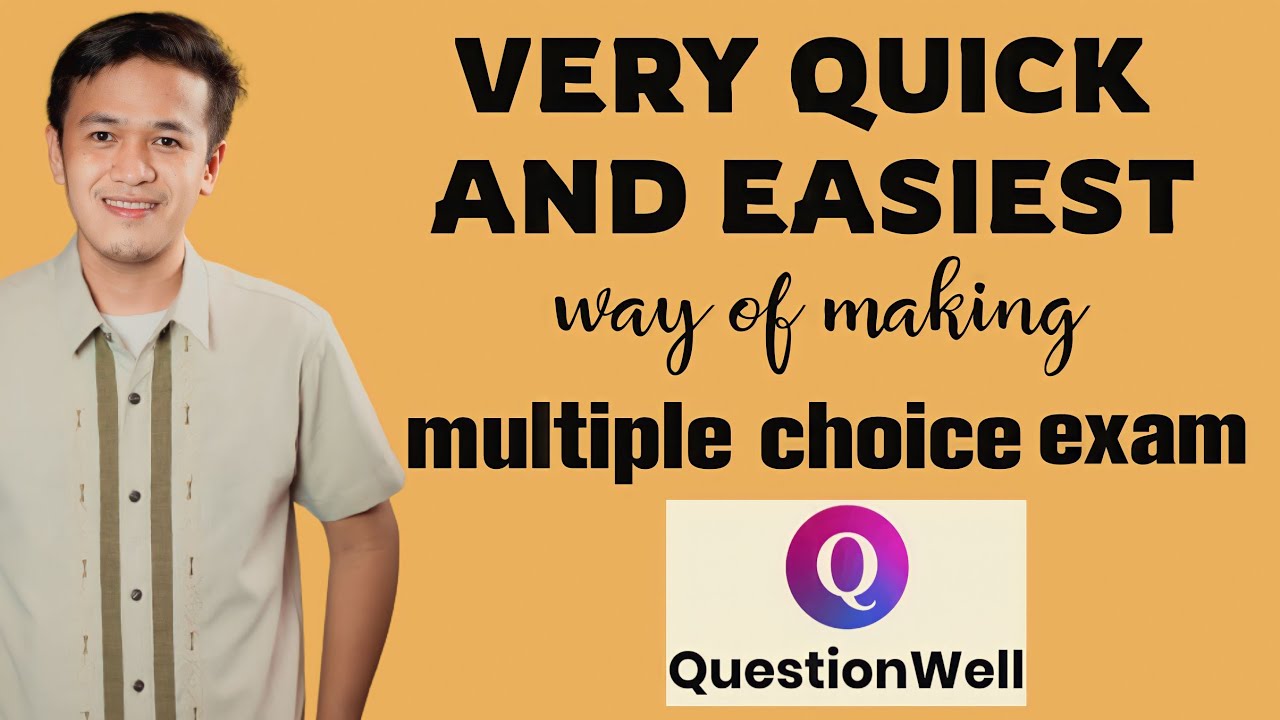 Quickest and Easiest way of Making Multiple Choice Exam |Tutorial