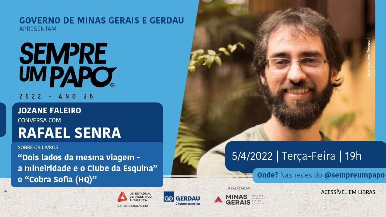 #SempreumPapo convida Rafael Senra