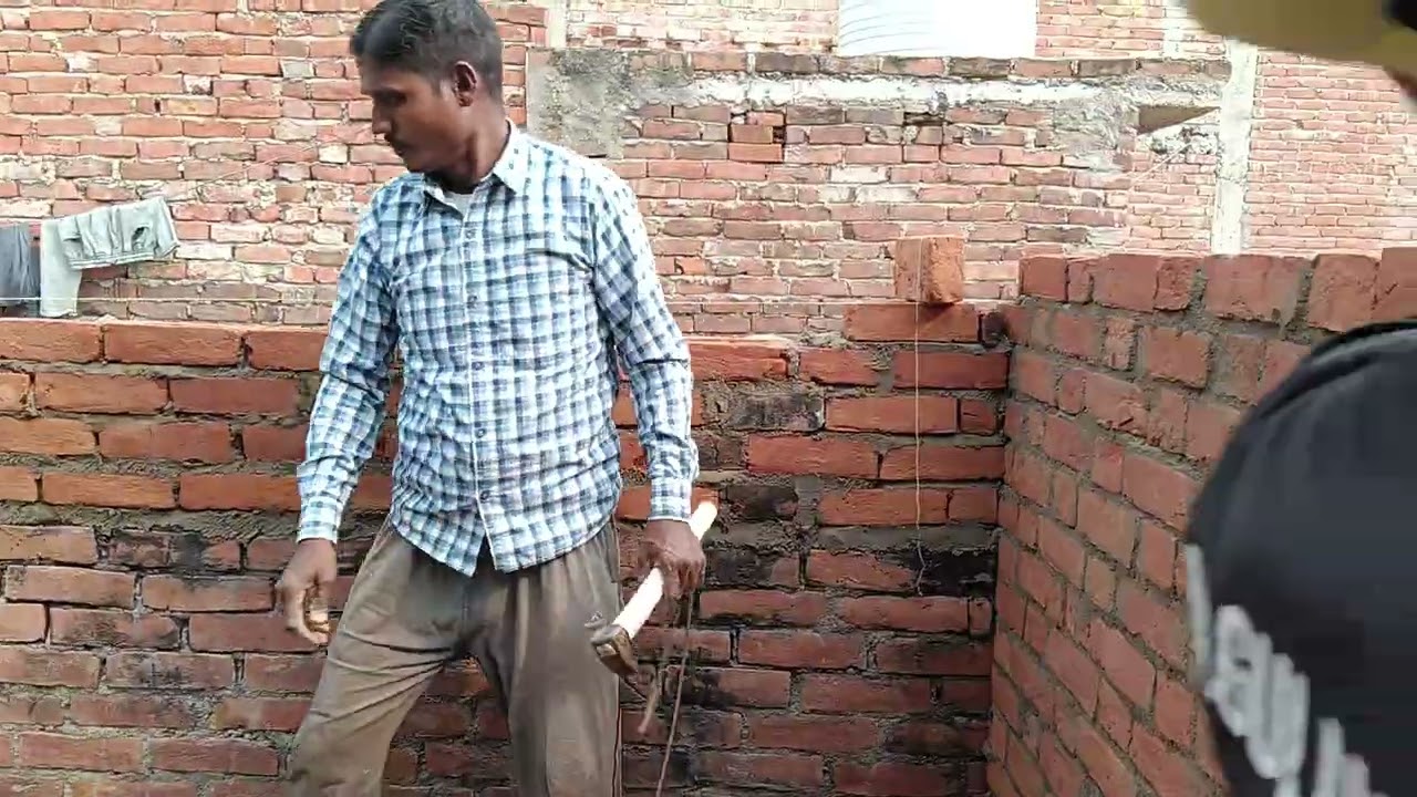 🧱 4 इंची दीवाल लगाने 🧱 का सही तरीका