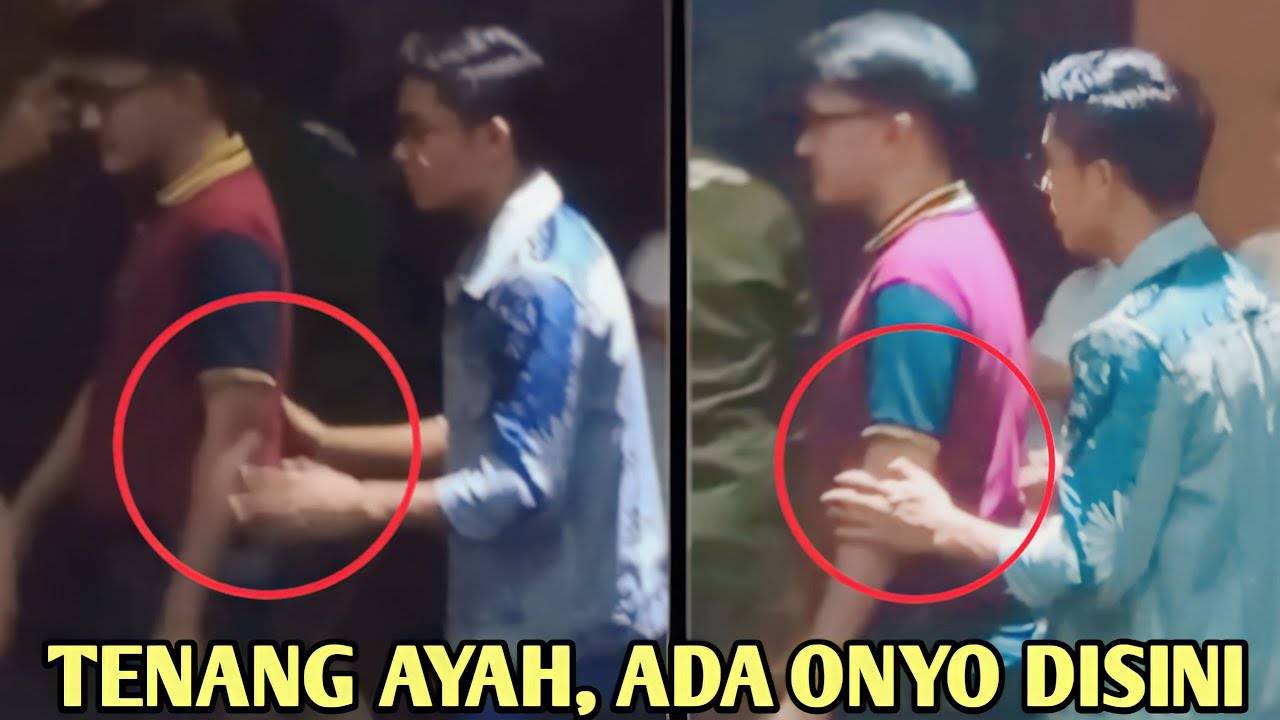 Padahal Pengawal Ayah  Sudah Banyak di Situ! Tapi Lihatlah Bentuk Perhatian Tulus ONYO ke Ayahnya..