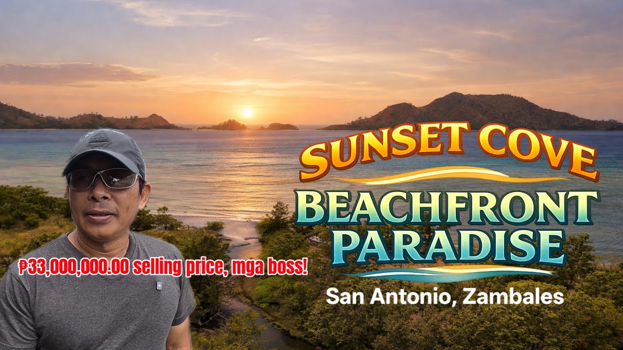 FOR SALE 🌅 Exclusive Beachfront Estate in Silanguin Cove – San Antonio, Zambales
