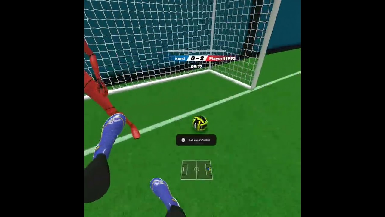 Vr soccer vs my friend 