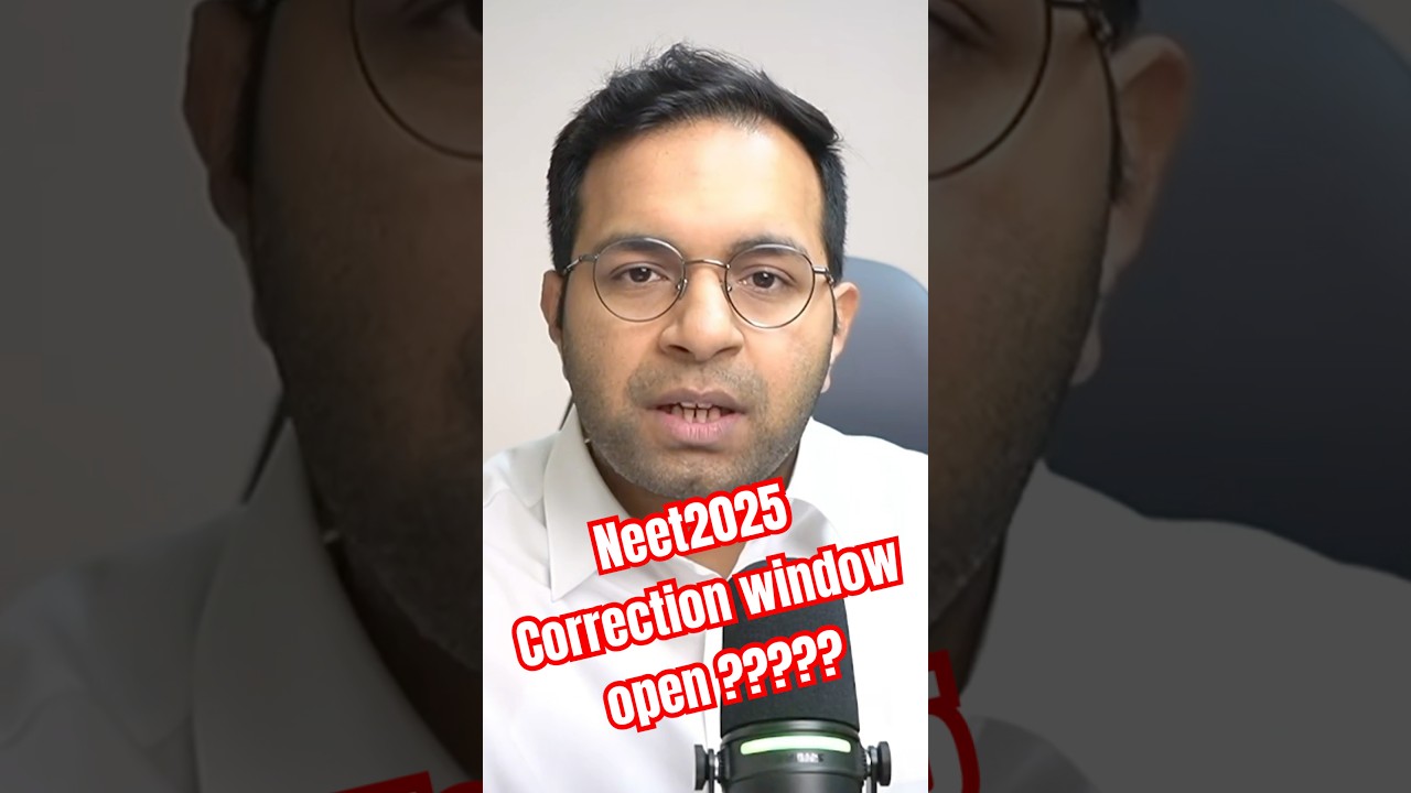 🚨 WHAT ALL CAN YOU CORRECT? Neet correction window open🚨📢 #neet2025 #nta
