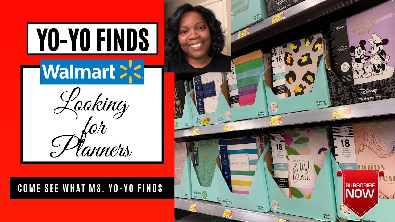 Walmart Planners | Happy Planner & more @Yo-Yo Finds