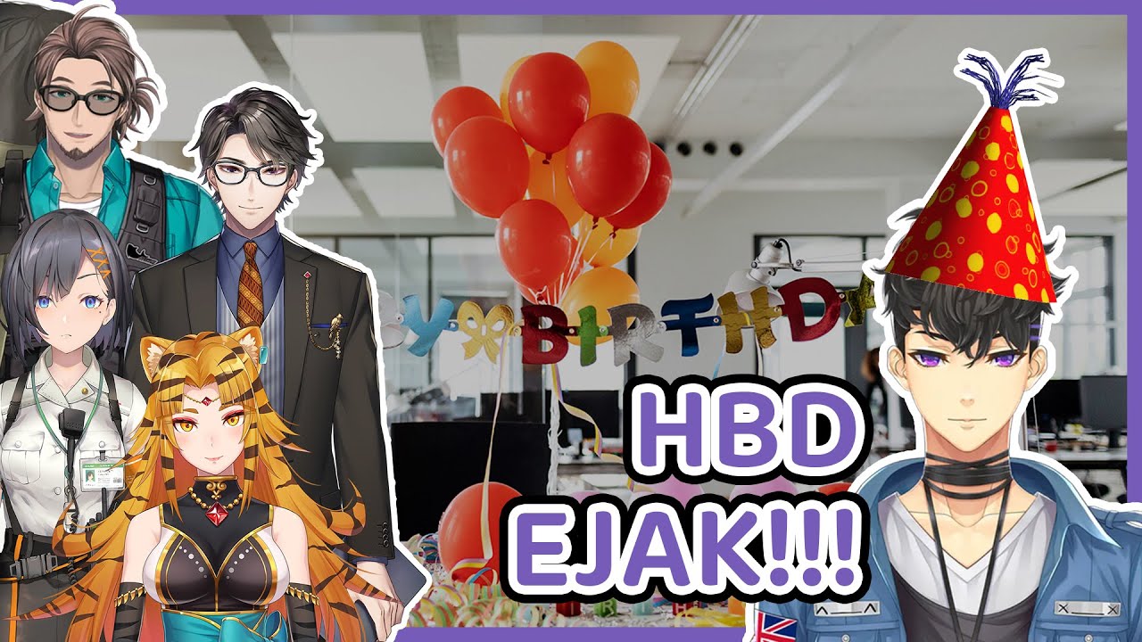 HBD Ejak!!!🎉【Reza Avanluna | NIJISANJI】