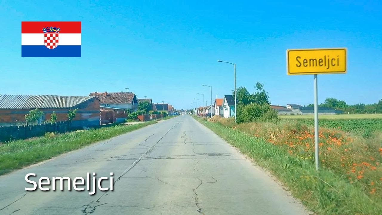 Vožnja kroz Slavoniju - Semeljci | Hrvatska (4. lipnja 2023)