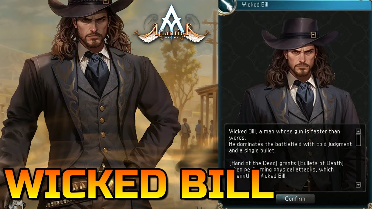 MERCENARY WICKED BILL !! - Review Mercenary Gunslinger (PVE & PVP) | Atlantica Online