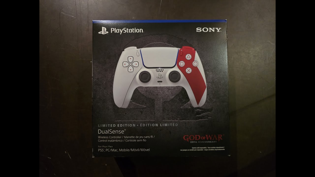 God Of War 20. Yil Dönümü Özel Sürüm Dualsense Türkçe Kutu Açilimi