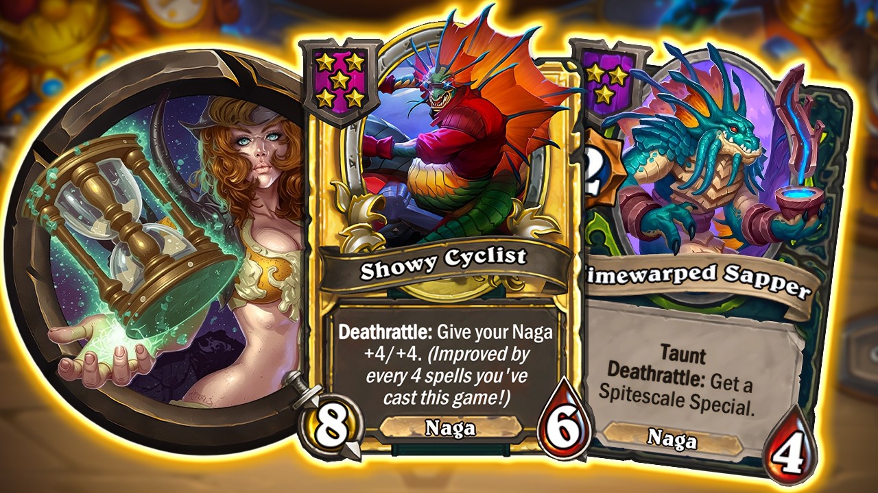 Showy Cyclist Deathrattle BUILD is BACK and BUFFED! | Hearthstone Battlegrounds