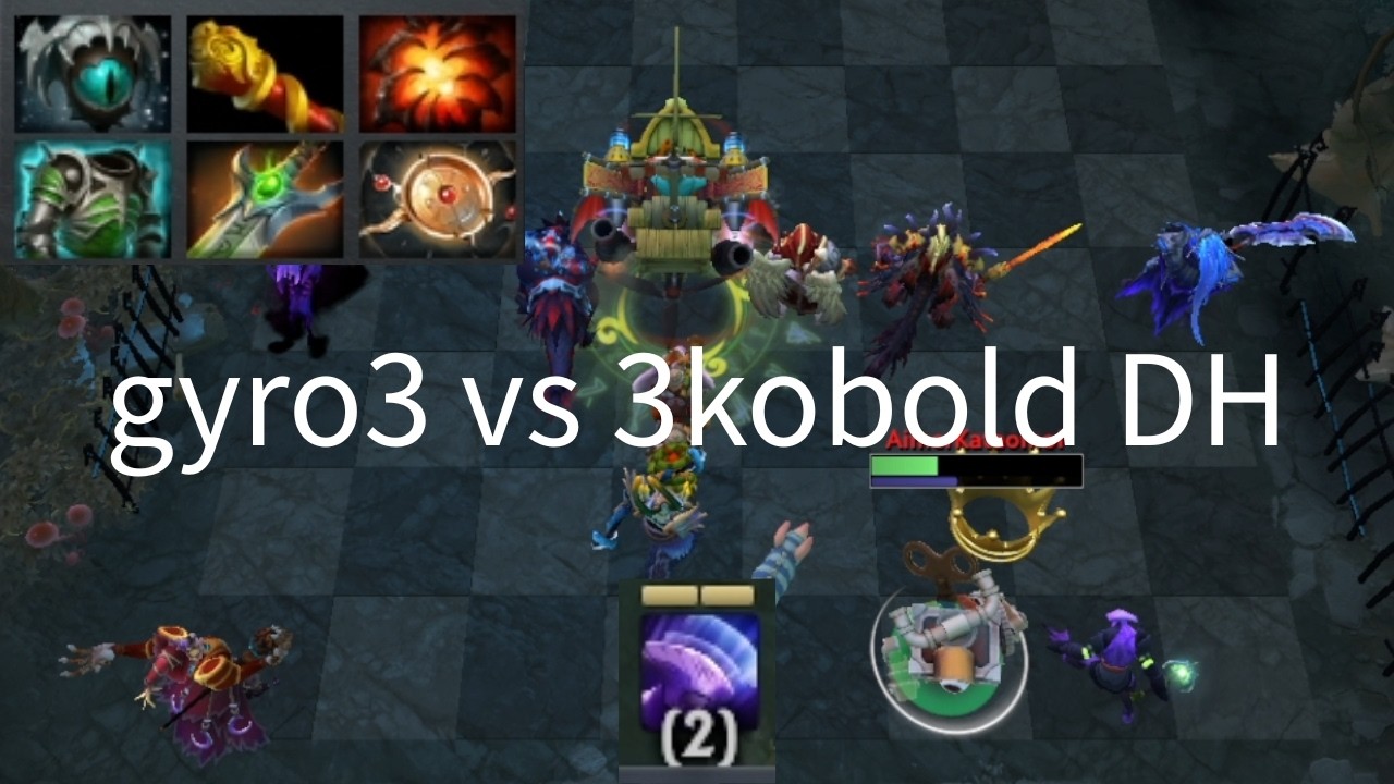 gyro3 vs 3kobold DH - Dota Auto Chess DAC