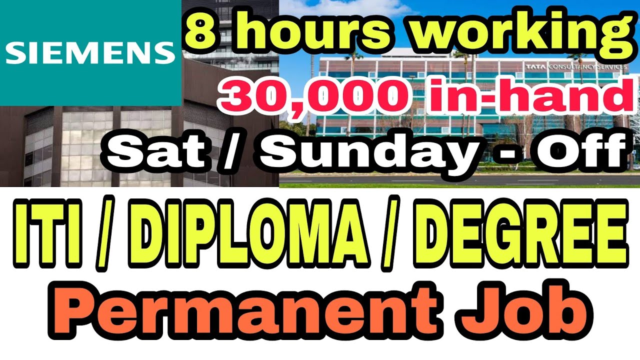 siemens company|Mechanical job| Diploma job|jobs in chennai|job in hyderabad|job vacancy 2023