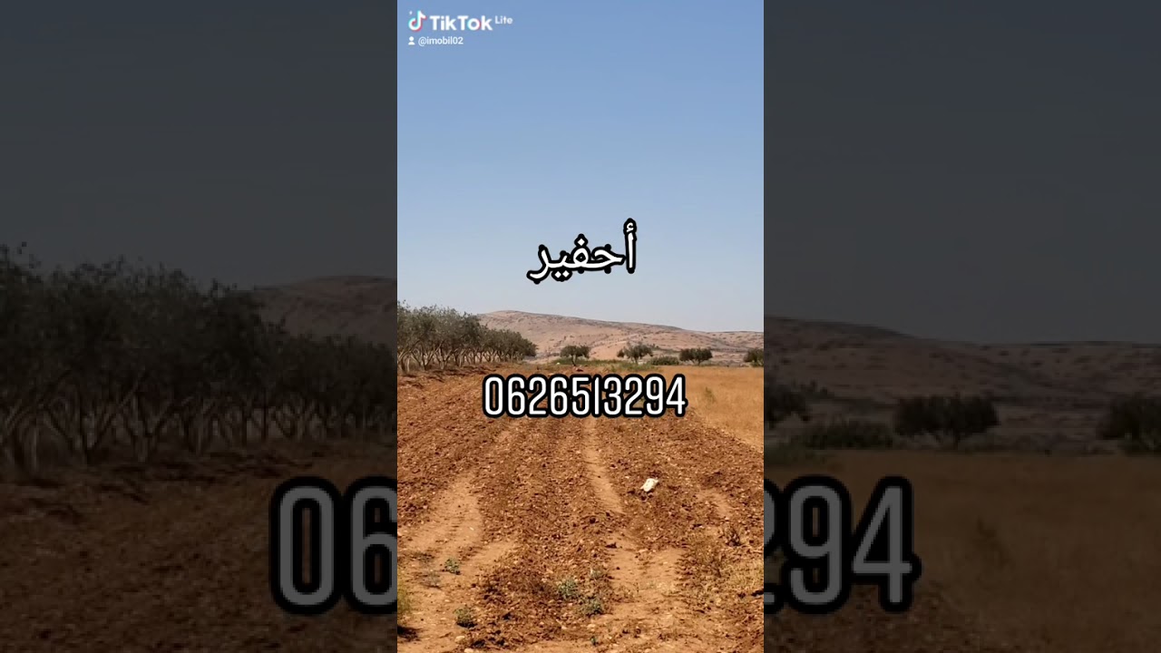 قطعة أرضية محفظة للبيع 1هكتار نواحي أحفير بركان