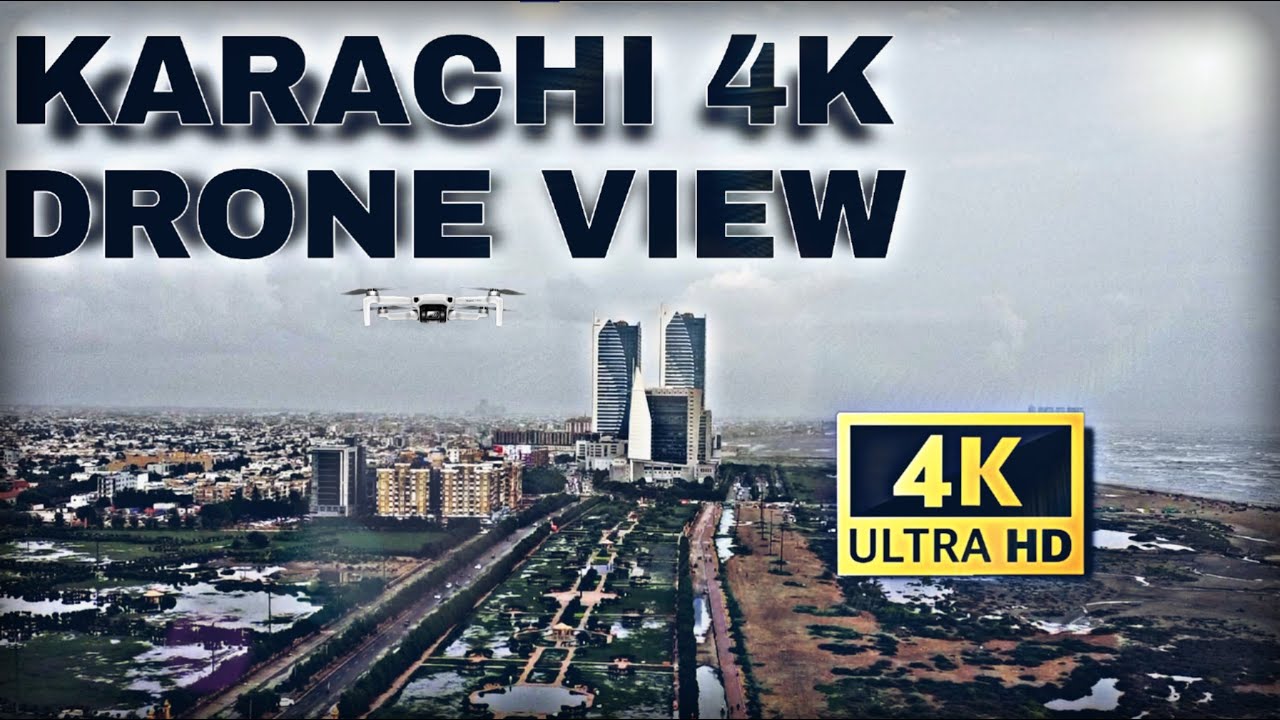 Karachi Skyline Montage 2022 - 4K Ultra HD - Drone View