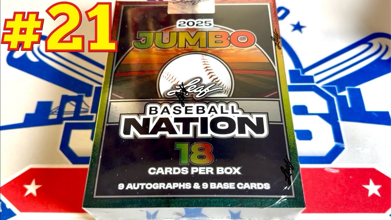 #21! 9 автоголов, включая тройной автогол! LEAF BASEBALL NATION 2025 (Топ-25 из 2025)